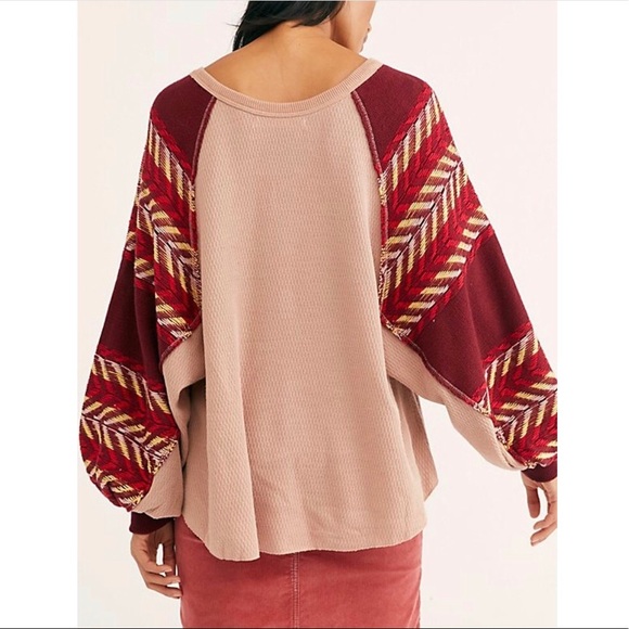 SOLD NWT Free People Rainbow Dreams Sweater - Picture 2 of 8